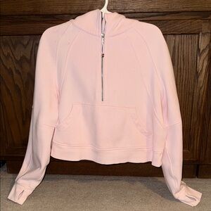 Lululemon Athletica Strawberry Milkshake Half-Zip Sweatshirt